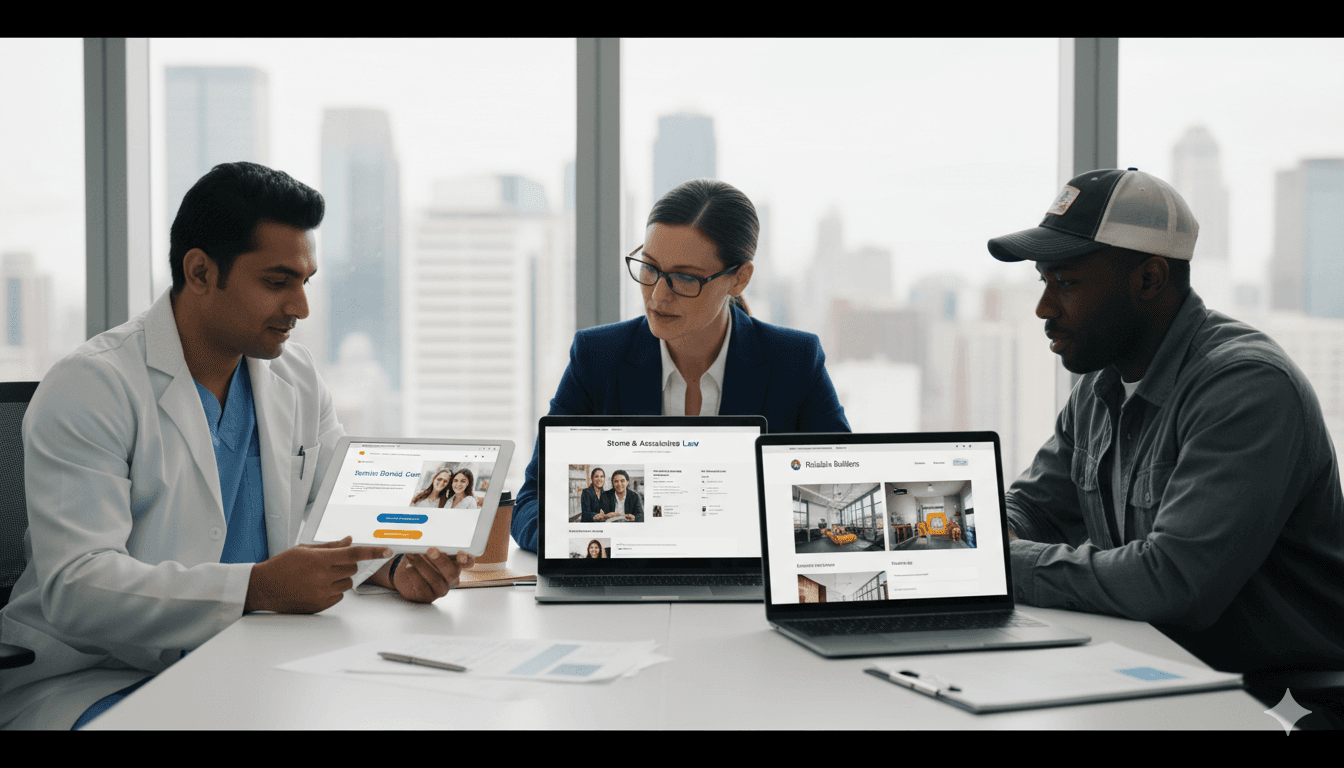 Website Development for Dentists, Law Firms & Contractors in the USA (2026 Growth Guide)