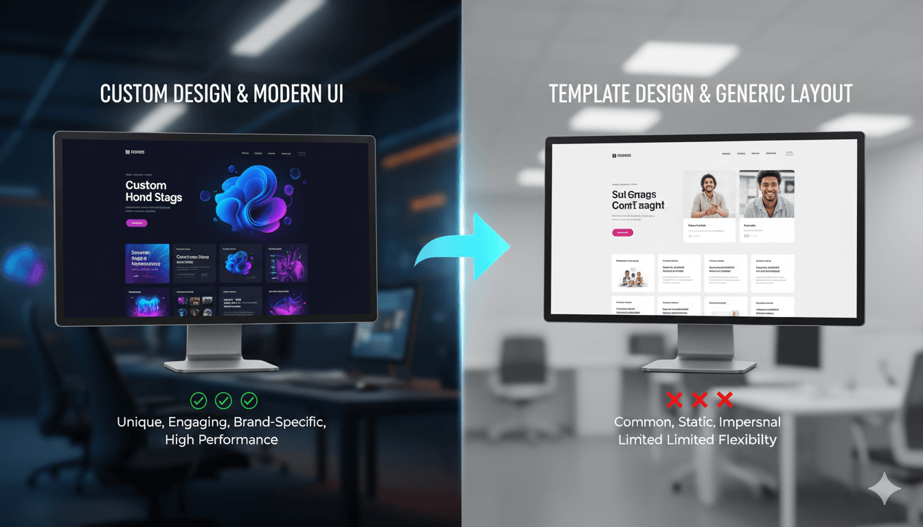 Custom Website vs Template Website in the USA: Which One Actually Grows Your Business? (2026)
